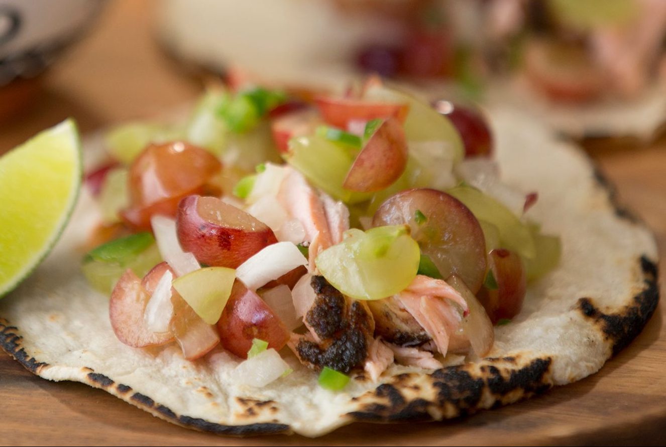 Grilled Salmon Tacos