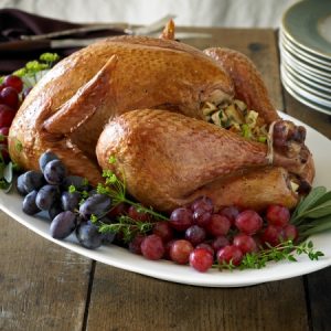 Turkey and Grapes