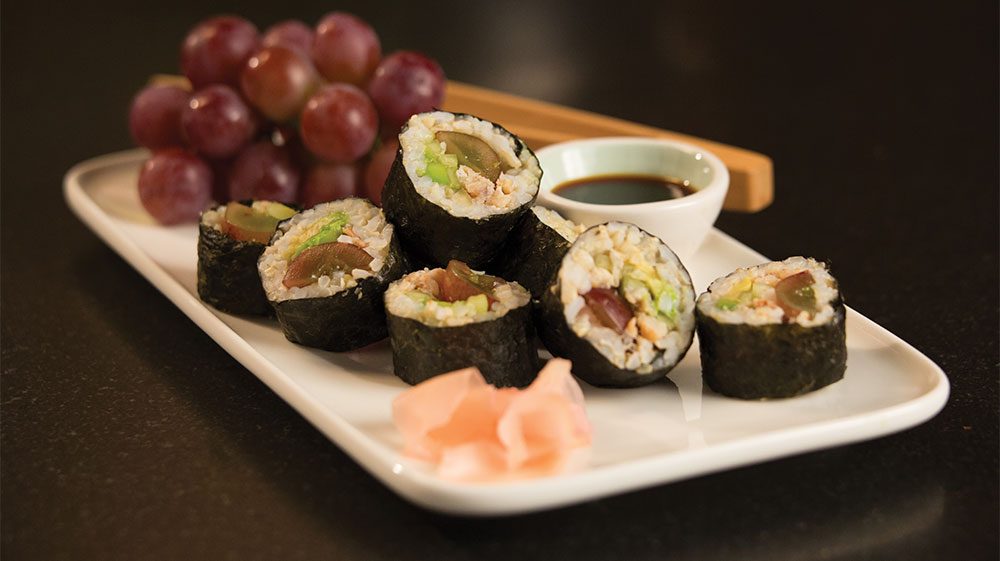 california-grape-sushi-rolls