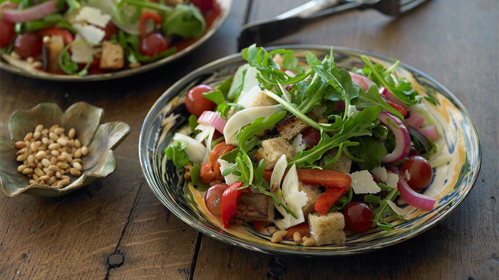 arugula-grape_bread_salad_2-plates-ek-2011