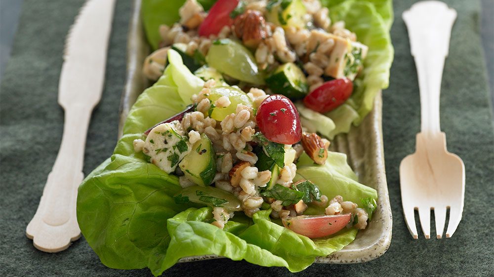 farro-and-fresh-grape-chicken-salad