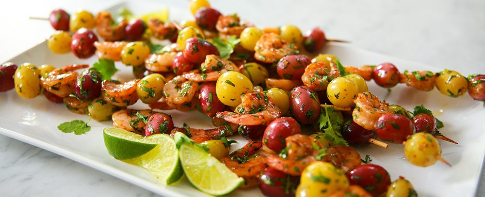 Chipotle-Lime-Shrimp-and-California-Grape-Skewers