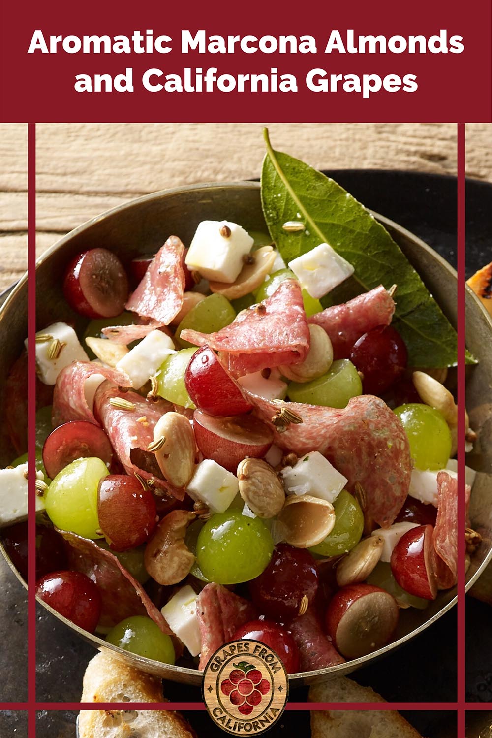 Aromatic Marcona Almonds & California Grapes Grapes from California