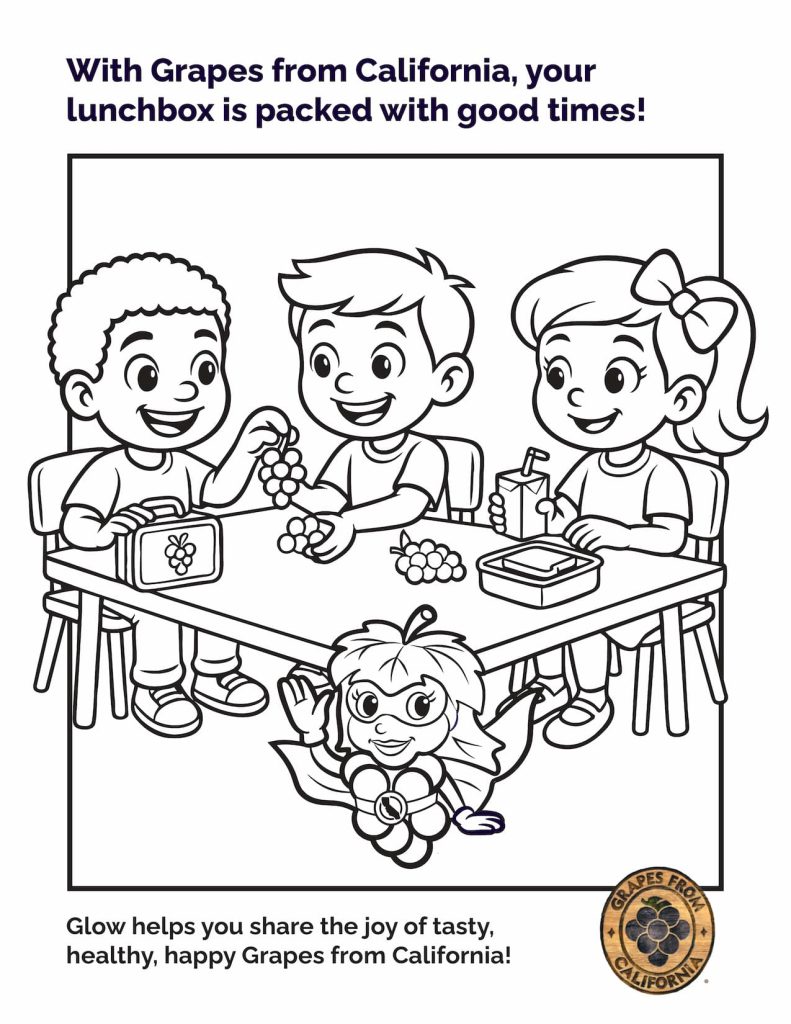 Lunch time with Grapes